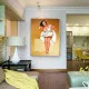 Tablou canvas Atelierul de Pictură – Studio artistic vintage, afiș creativ decor perete