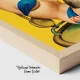Tablou canvas retro Căpitan Fermecător – afiș vintage militar și erou clasic