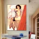 Tablou canvas flamenco retro – Dansatoarea spaniolă, decor vintage artistic