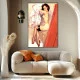 Tablou canvas flamenco retro – Dansatoarea spaniolă, decor vintage artistic
