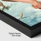 Tablou canvas Pescuit la Râu – afiș retro vintage pentru decor pescari