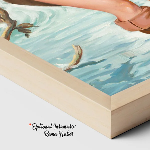 Tablou canvas Pescuit la Râu – afiș retro vintage pentru decor pescari