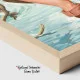 Tablou canvas Pescuit la Râu – afiș retro vintage pentru decor pescari