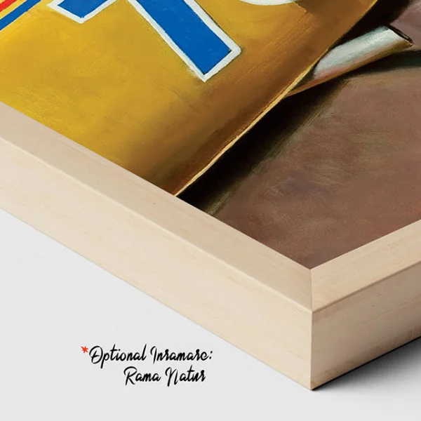 Tablou canvas retro – Campioană vintage cu mașină clasică pentru decor auto