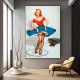 Tablou canvas DJ retro – Classic DJ, afiș vintage music & vinyl culture