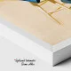 Tablou canvas retro telefonistă – Micuța telefonistă, afiș vintage office