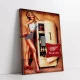 Tablou Afiș Retro - Bere Miller, tablou canvas afiș retro pentru living sau restaurant