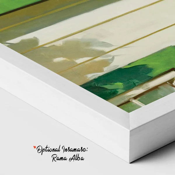 Tablou canvas retro – Doamna de la cablu, afiș vintage office sau lobby