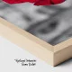 Reflexii de Purpura - Tablou Alb Rosu