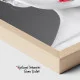 Splendoare în Contrast - Tablou Alb Rosu