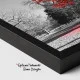 Timeless - Tablou Alb Rosu