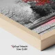 Timeless - Tablou Alb Rosu