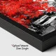 Paris Mon Amour - Tablou Alb Rosu