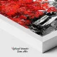 Paris Mon Amour - Tablou Alb Rosu