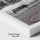 Seducția Liniștii - Tablou Alb Rosu