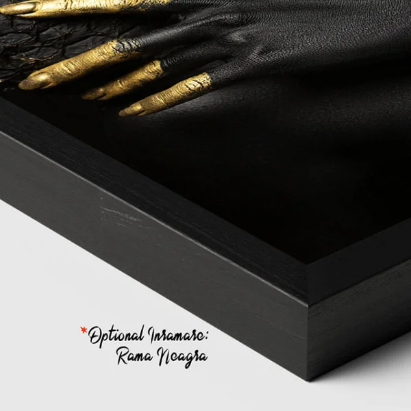 Regina Tropicelor - Tablou Negru Auriu