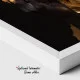 Seducție Exotică - Tablou Negru Auriu