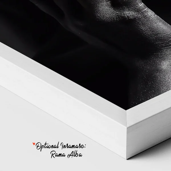 Meditație Profundă - Tablou Negru Auriu