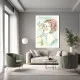Tablou One Line Art - Ecou de Lumină, decor modern pentru interior rafinat