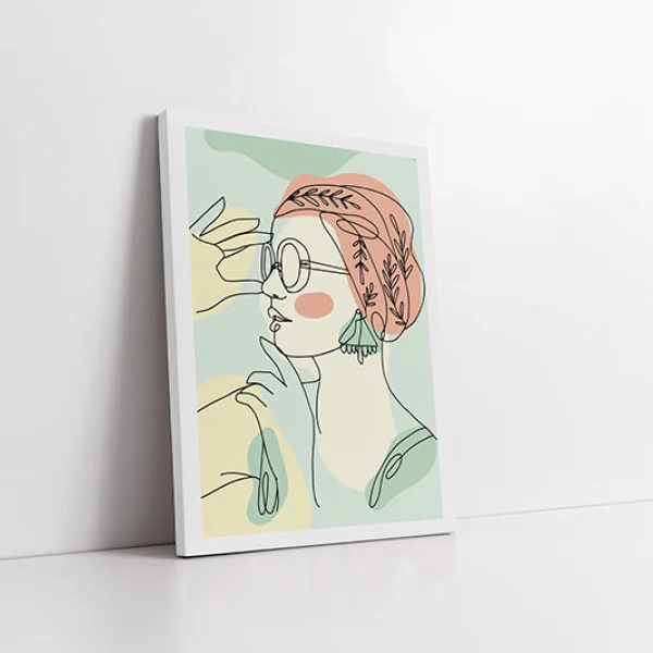 Tablou One Line Art - Ecou de Lumină, decor modern pentru interior rafinat