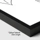Tablou One Line Art - Frunze Suave, tablou canvas minimalist pentru spații aerisite și moderne