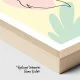 Tablou One Line Art - Adierea Inimii, tablou canvas minimalist nordic, inspirație pentru interioare elegante