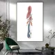 Tablou One Line Art - Vals de Forme, tablou modern pentru interior rafinat