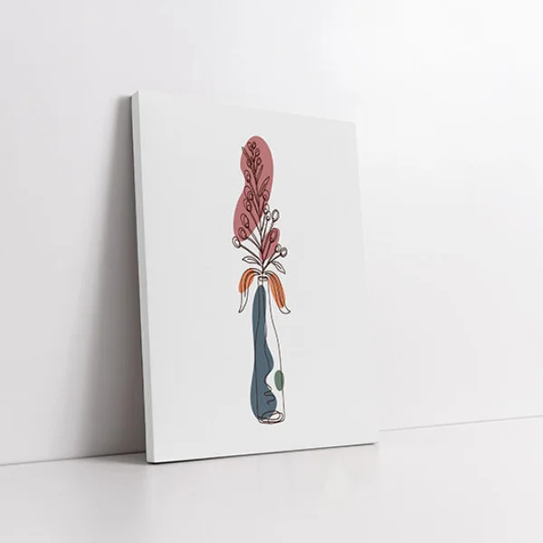 Tablou One Line Art - Vals de Forme, tablou modern pentru interior rafinat