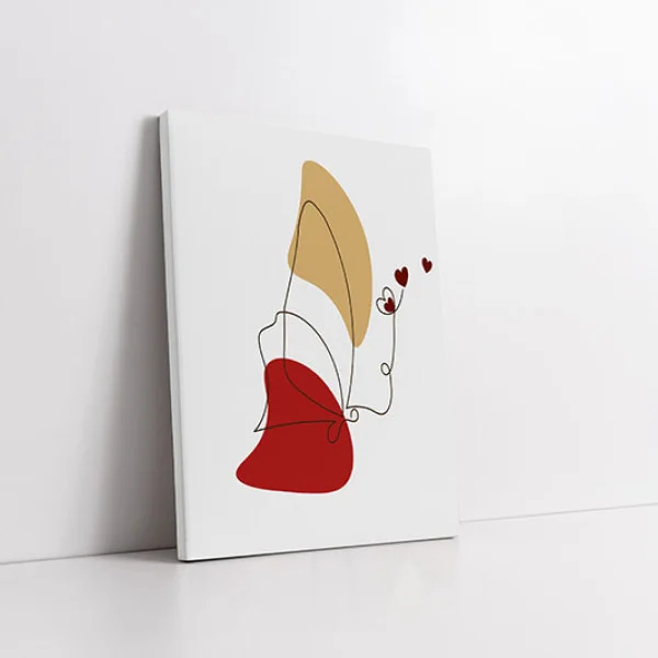 Tablou One Line Art - Zborul Ideilor, tablou minimalist pentru office și hotel