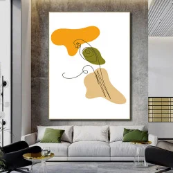 Tablou One Line Art - Cântecul Visării, tablou minimalist pentru design contemporan la interior