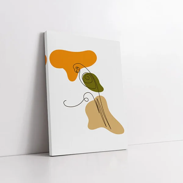 Tablou One Line Art - Cântecul Visării, tablou minimalist pentru design contemporan la interior