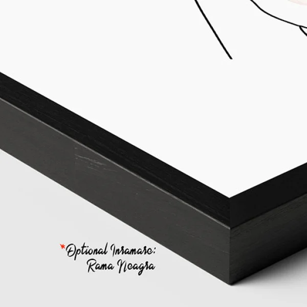 Tablou One Line Art - Tăceri Desenate, tablou elegant line art pentru living și birou