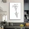 Tablou One Line Art - Răspântii de Lumină, tablou minimalist artistic pentru living