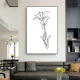 Tablou One Line Art - Răspântii de Lumină, tablou minimalist artistic pentru living
