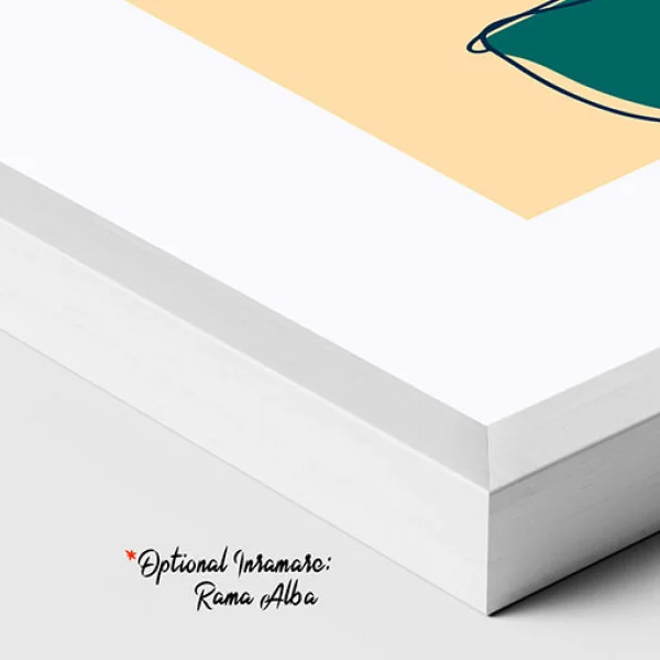 Tablou One Line Art - Conturul Armoniei, tablou design contemporan pentru interior