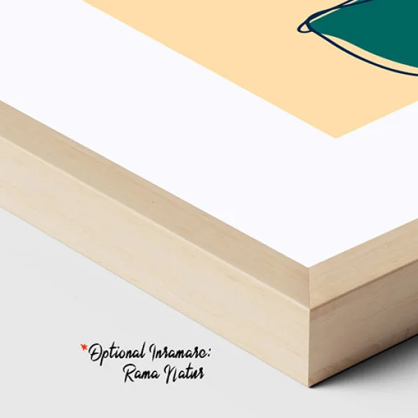 Tablou One Line Art - Conturul Armoniei, tablou design contemporan pentru interior