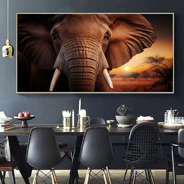 Elefant african - Tablou Animale Salbatice
