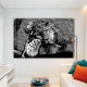 Leopard cu ochi albastri - Tablou Animale Salbatice