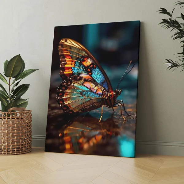 Fluture multicolor - Tablou Fluturi
