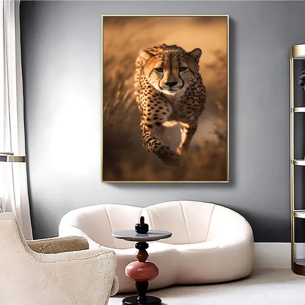 Ghepard la panda - Tablou Animale Salbatice