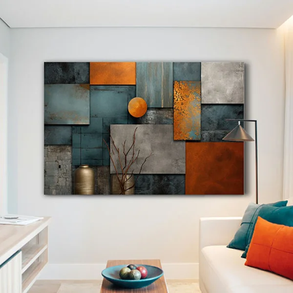 Puzzle-ul Culorilor - Tablou geometric