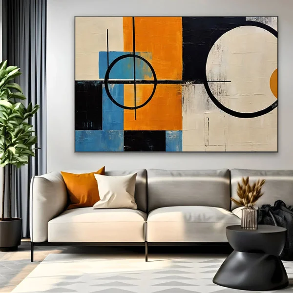 Eleganta in Simplitate - Tablou geometric