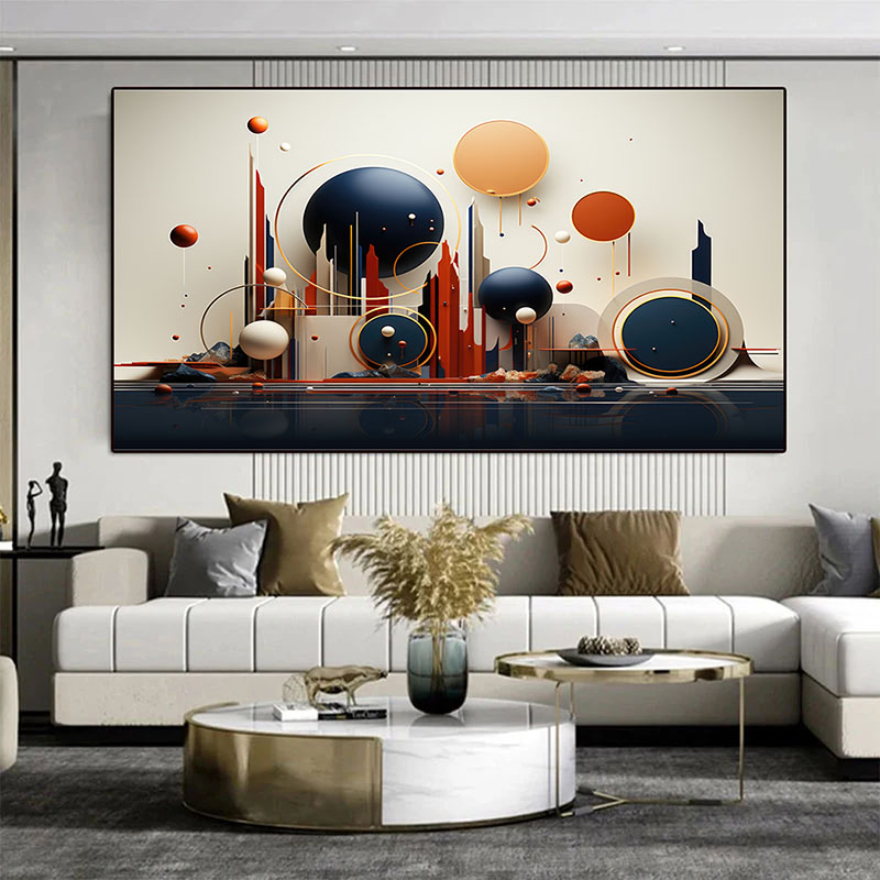 Forme si Culori - Tablou geometric Forme si Culori - Tablou geometric