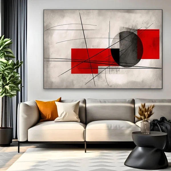 Jocul Liniilor - Tablou geometric