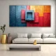 Dansul Culorilor - Tablou geometric