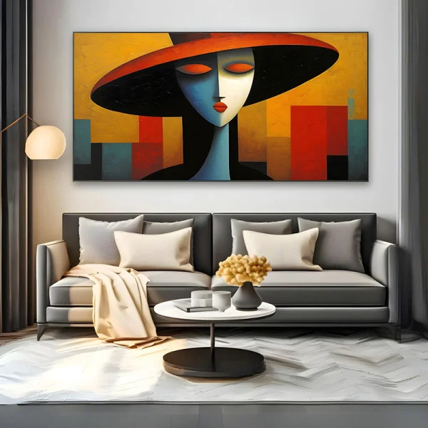 Cautarea Liniei Perfecte - Tablou geometric