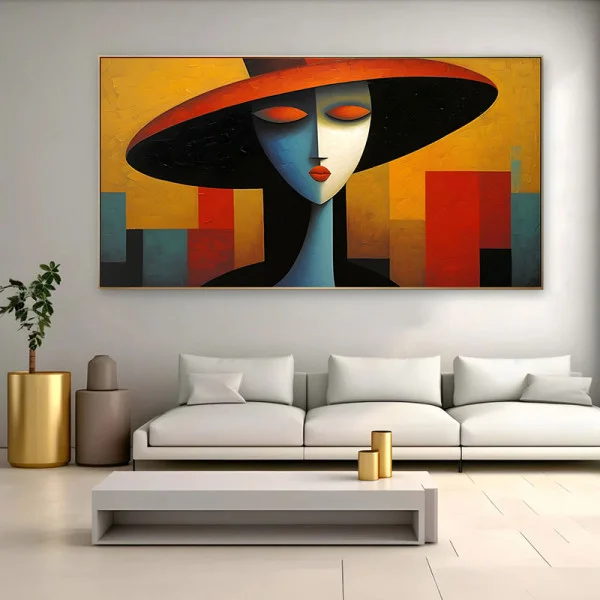 Cautarea Liniei Perfecte - Tablou geometric