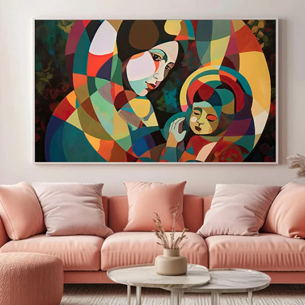 Pictand cu Linii - Tablou geometric
