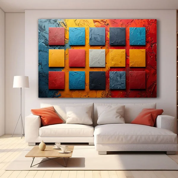 Geometrie si Culori - Tablou geometric