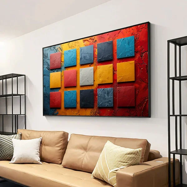 Geometrie si Culori - Tablou geometric